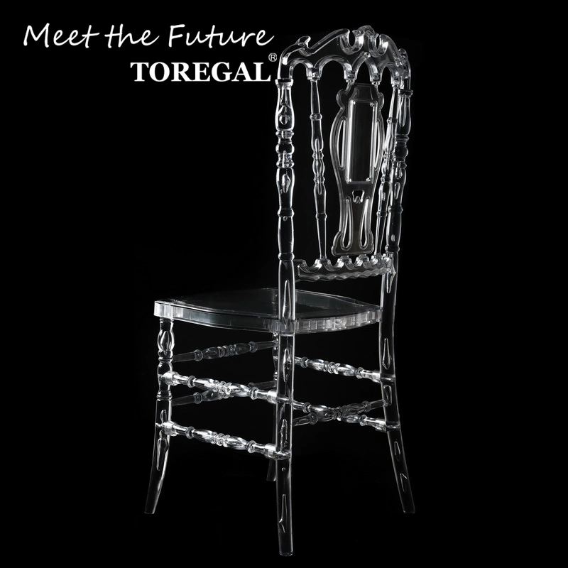 Modern Wedding Restaurant Clear PC Resin Plastic Royal Tiffany Chair