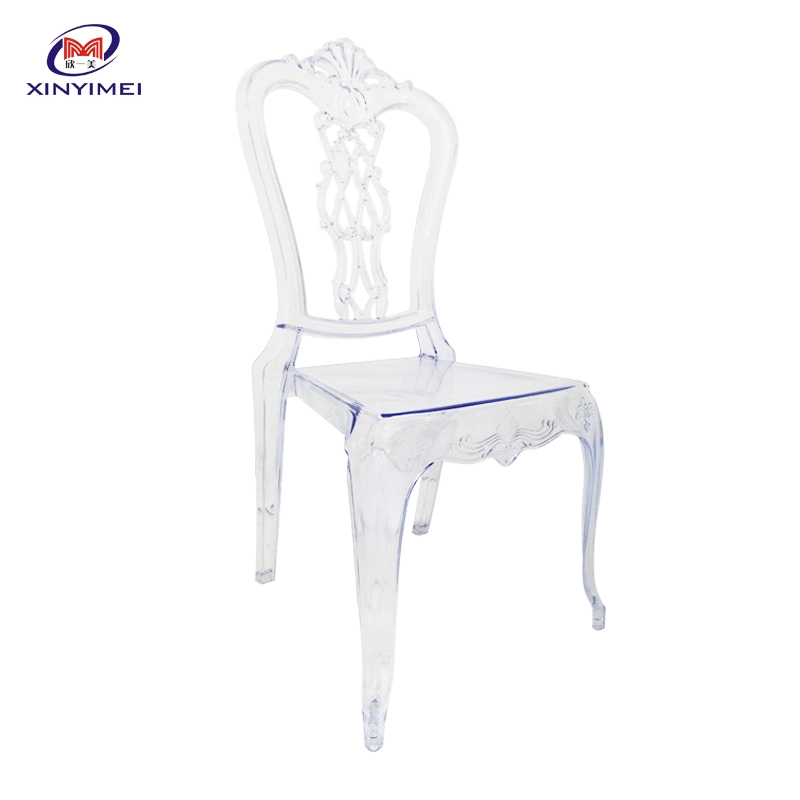 Leisure Furniture Wedding Event Party Design Plastic Acrylic Clear Dining Chair