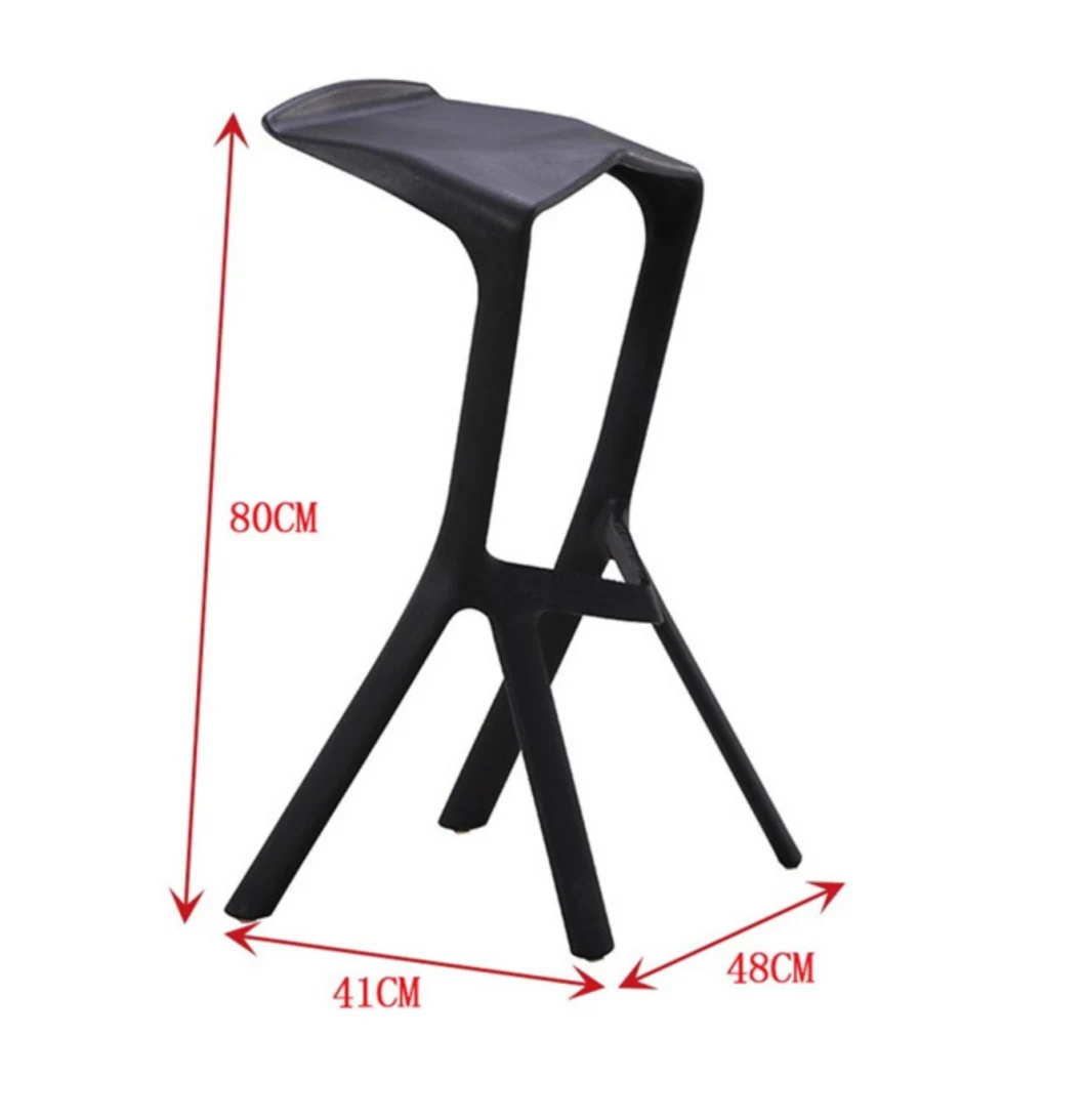 Plastic Stacking Chairs Stool Bar Chair Modern Counter Stool Chair Bar Stool