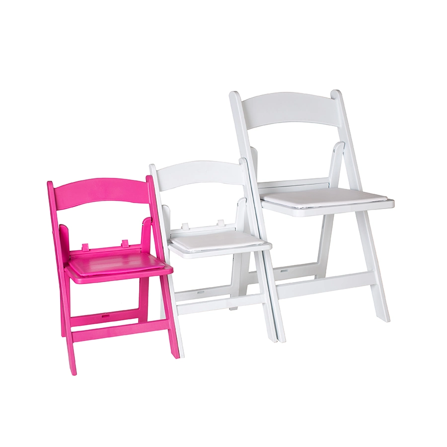 Wedding Event Outdoor Garden Plastic Wimbledon White Resin Folding Chairs for Kids