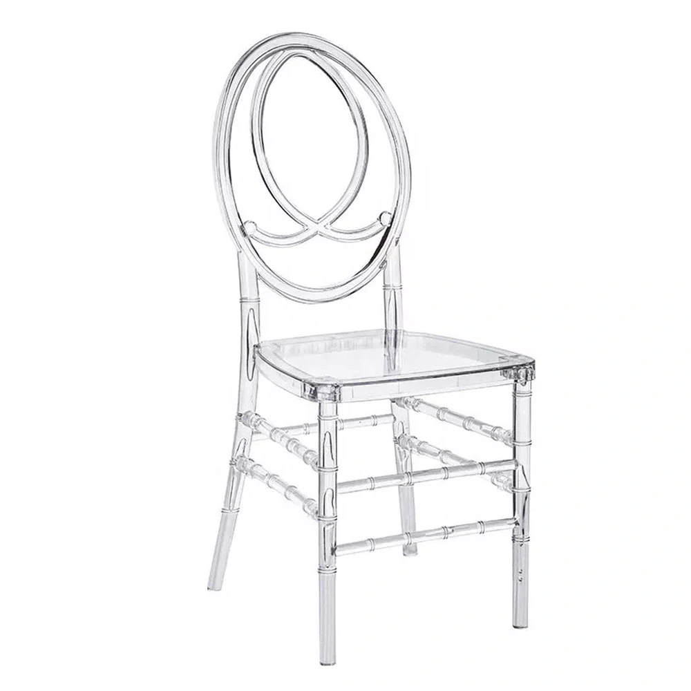 High Quality Hotel Event Dining Acrylic Plastic Crystal Wedding Phoenix Clear Chairs